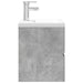 Set mobilier de baie, 2 piese, gri beton, lemn compozit - WALTI WALTI