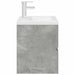 Set mobilier de baie, 2 piese, gri beton, lemn compozit - WALTI WALTI