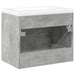 Set mobilier de baie, 2 piese, gri beton, lemn compozit - WALTI WALTI