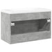 Set mobilier de baie, 2 piese, gri beton, lemn compozit - WALTI WALTI