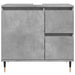 Set mobilier de baie, 3 piese, gri beton, lemn compozit - WALTI WALTI