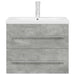 Set mobilier de baie, 2 piese, gri beton, lemn compozit - WALTI WALTI