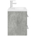 Set mobilier de baie, 2 piese, gri beton, lemn compozit - WALTI WALTI