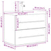 Set mobilier de baie, 2 piese, gri beton, lemn compozit - WALTI WALTI