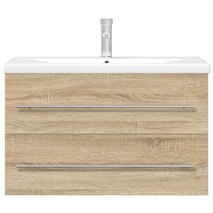 Set mobilier de baie, 2 piese, stejar sonoma, lemn prelucrat - WALTI WALTI