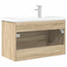 Set mobilier de baie, 2 piese, stejar sonoma, lemn prelucrat - WALTI WALTI
