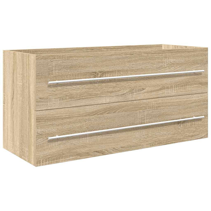 Set mobilier de baie, 2 piese, stejar sonoma, lemn prelucrat WALTI