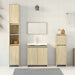 Set mobilier de baie, 4 piese, stejar sonoma, lemn prelucrat - WALTI WALTI