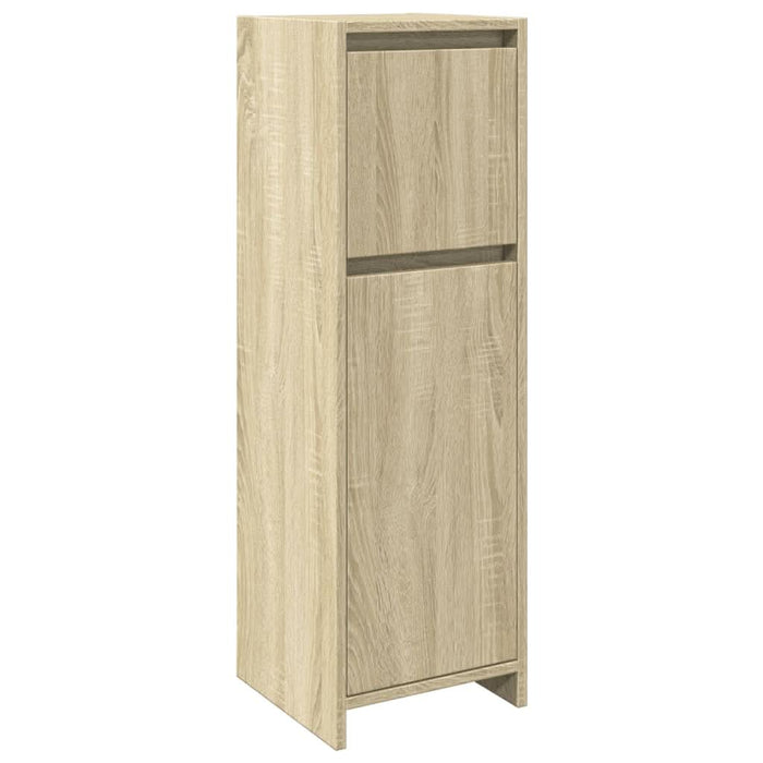 Set mobilier de baie, 4 piese, stejar sonoma, lemn prelucrat - WALTI WALTI