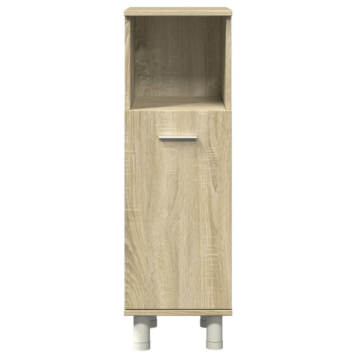 Set mobilier de baie, 4 piese, stejar sonoma, lemn prelucrat - WALTI WALTI