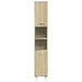 Set mobilier de baie, 4 piese, stejar sonoma, lemn prelucrat - WALTI WALTI