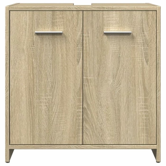 Set mobilier de baie, 3 piese, stejar sonoma, lemn prelucrat - WALTI WALTI