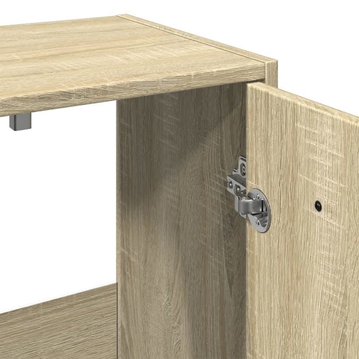 Set mobilier de baie, 3 piese, stejar sonoma, lemn prelucrat - WALTI WALTI