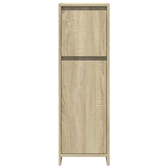 Set mobilier de baie, 3 piese, stejar sonoma, lemn prelucrat - WALTI WALTI