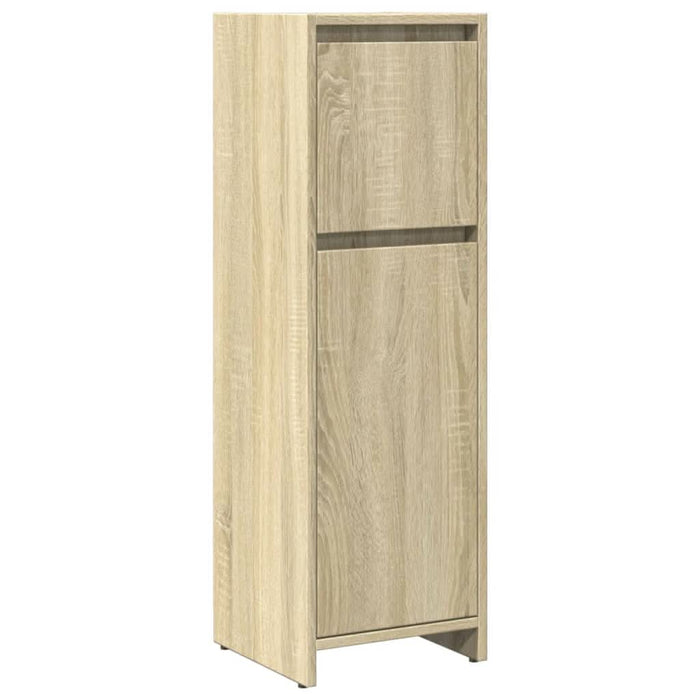 Set mobilier de baie, 3 piese, stejar sonoma, lemn prelucrat - WALTI WALTI