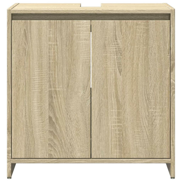 Set mobilier de baie, 3 piese, stejar sonoma, lemn prelucrat - WALTI WALTI