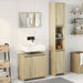 Set mobilier de baie, 3 piese, stejar sonoma, lemn prelucrat - WALTI WALTI
