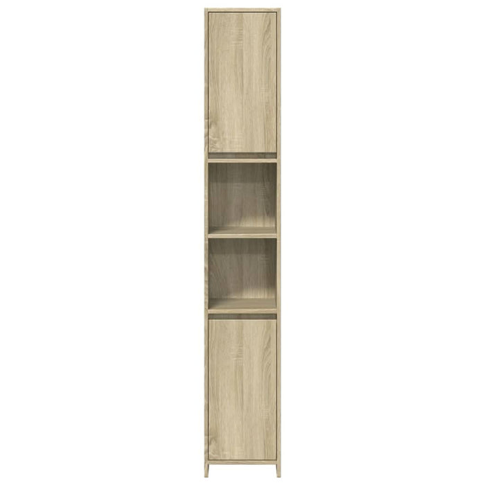 Set mobilier de baie, 3 piese, stejar sonoma, lemn prelucrat - WALTI WALTI