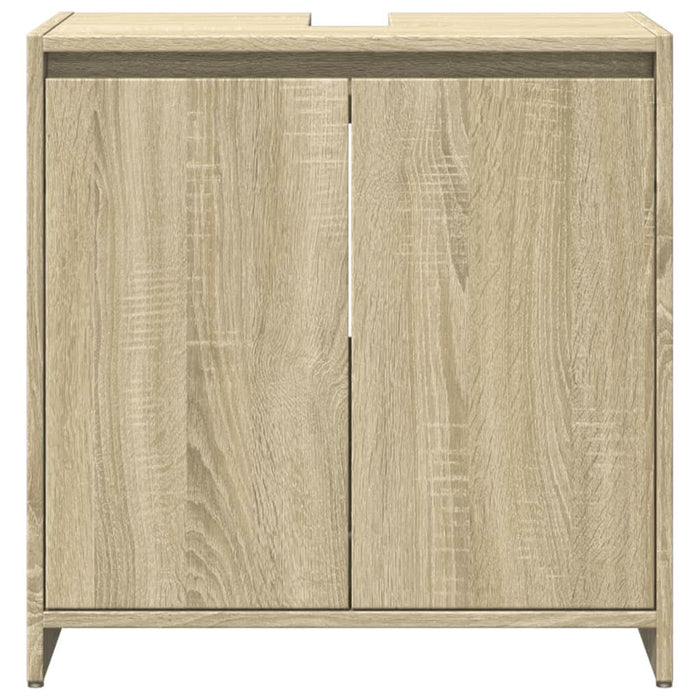 Set mobilier de baie, 3 piese, stejar sonoma, lemn prelucrat - WALTI WALTI