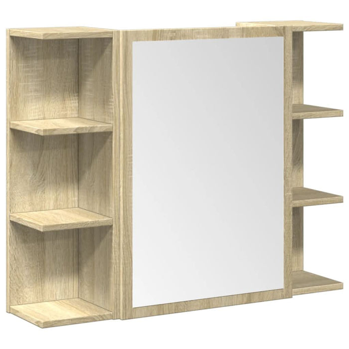 Set mobilier de baie, 3 piese, stejar sonoma, lemn prelucrat - WALTI WALTI