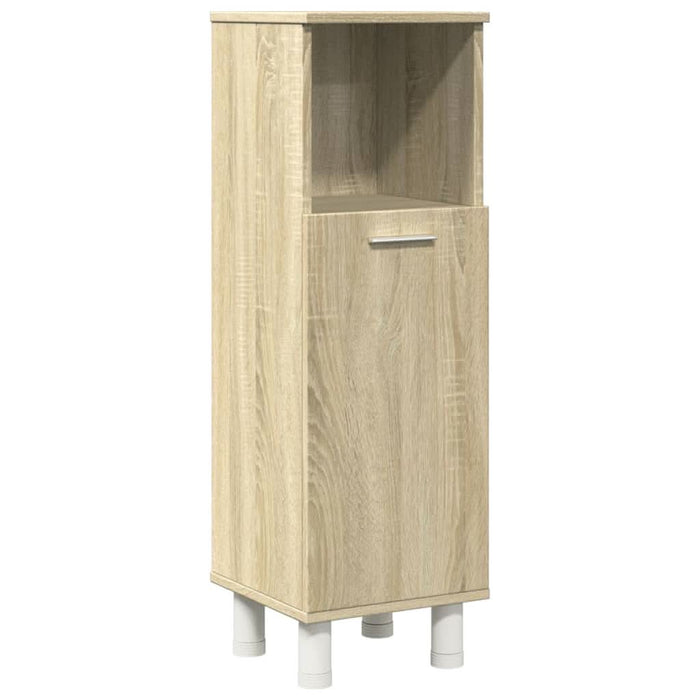 Set mobilier de baie, 3 piese, stejar sonoma, lemn prelucrat - WALTI WALTI
