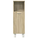 Set mobilier de baie, 3 piese, stejar sonoma, lemn prelucrat - WALTI WALTI