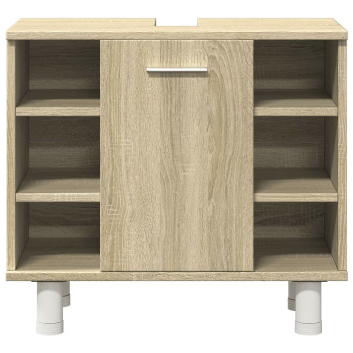 Set mobilier de baie, 3 piese, stejar sonoma, lemn prelucrat - WALTI WALTI
