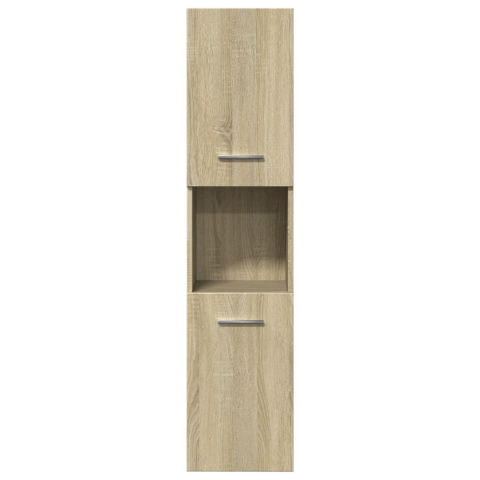 Set mobilier de baie, 3 piese, stejar sonoma, lemn prelucrat - WALTI WALTI