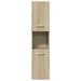 Set mobilier de baie, 3 piese, stejar sonoma, lemn prelucrat - WALTI WALTI