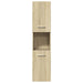 Set mobilier de baie, 4 piese, stejar sonoma, lemn prelucrat - WALTI WALTI