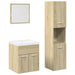 Set mobilier de baie, 4 piese, stejar sonoma, lemn prelucrat - WALTI WALTI