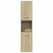 Set mobilier de baie, 4 piese, stejar sonoma, lemn prelucrat - WALTI WALTI