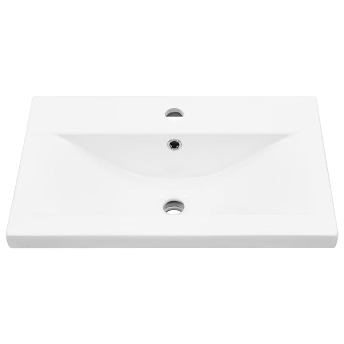 Set mobilier de baie, 4 piese, stejar sonoma, lemn prelucrat WALTI