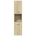 Set mobilier de baie, 5 piese, stejar sonoma, lemn prelucrat - WALTI WALTI