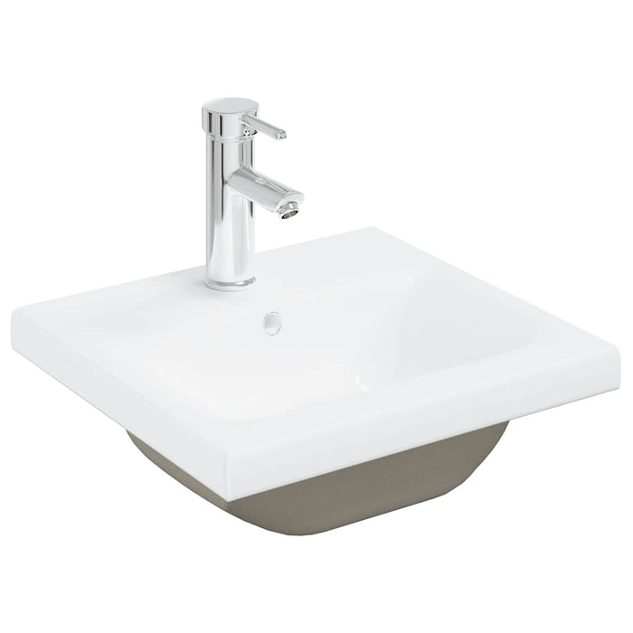 Set mobilier de baie, 3 piese, stejar sonoma, lemn prelucrat WALTI