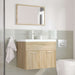 Set mobilier de baie, 3 piese, stejar sonoma, lemn prelucrat - WALTI WALTI