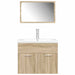 Set mobilier de baie, 3 piese, stejar sonoma, lemn prelucrat - WALTI WALTI