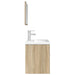 Set mobilier de baie, 3 piese, stejar sonoma, lemn prelucrat - WALTI WALTI