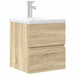 Set mobilier de baie, 2 piese, stejar sonoma, lemn prelucrat - WALTI WALTI