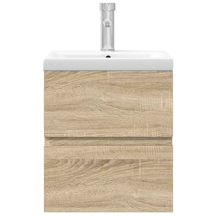 Set mobilier de baie, 2 piese, stejar sonoma, lemn prelucrat - WALTI WALTI