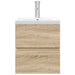 Set mobilier de baie, 2 piese, stejar sonoma, lemn prelucrat - WALTI WALTI