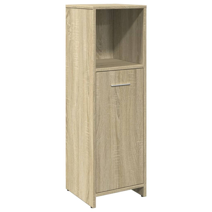 Set mobilier de baie, 4 piese, stejar sonoma, lemn prelucrat - WALTI WALTI
