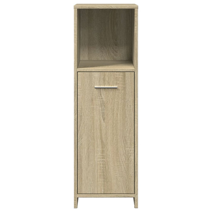 Set mobilier de baie, 4 piese, stejar sonoma, lemn prelucrat - WALTI WALTI