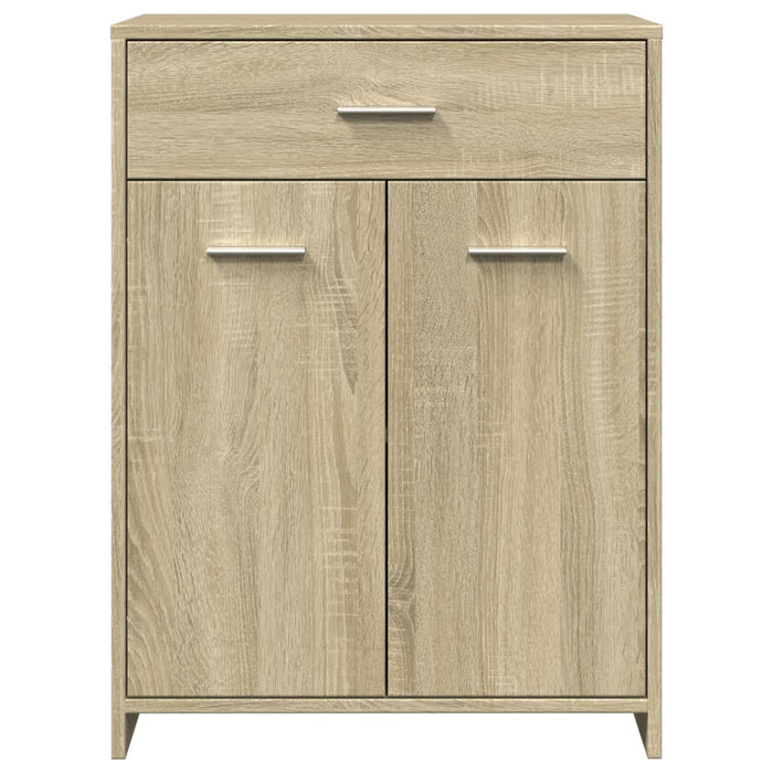 Set mobilier de baie, 4 piese, stejar sonoma, lemn prelucrat - WALTI WALTI