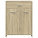 Set mobilier de baie, 4 piese, stejar sonoma, lemn prelucrat - WALTI WALTI
