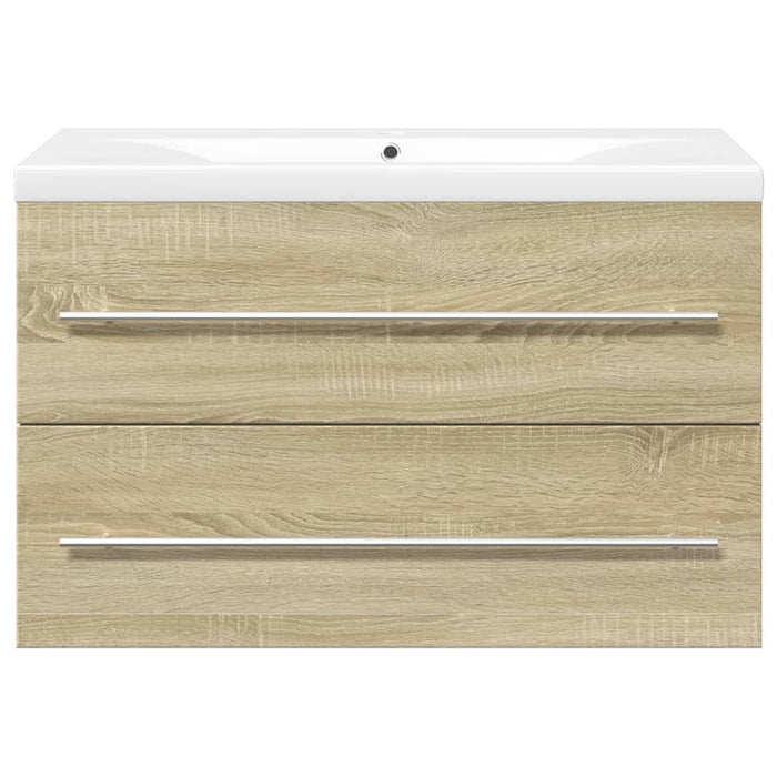 Set mobilier de baie, 2 piese, stejar sonoma, lemn prelucrat - WALTI WALTI
