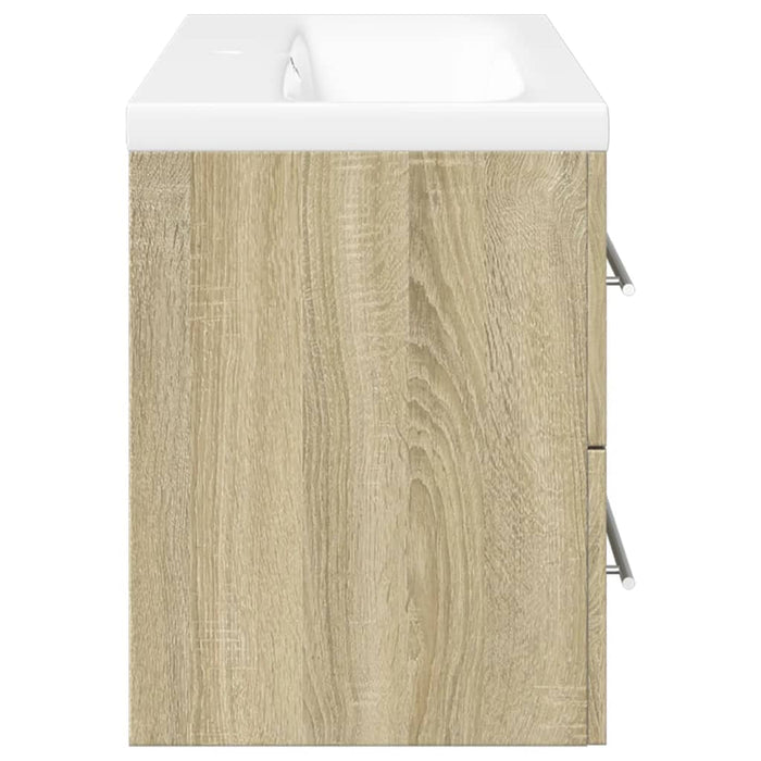 Set mobilier de baie, 2 piese, stejar sonoma, lemn prelucrat - WALTI WALTI