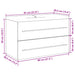 Set mobilier de baie, 2 piese, stejar sonoma, lemn prelucrat - WALTI WALTI