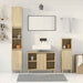 Set mobilier de baie, 3 piese, stejar sonoma, lemn prelucrat - WALTI WALTI