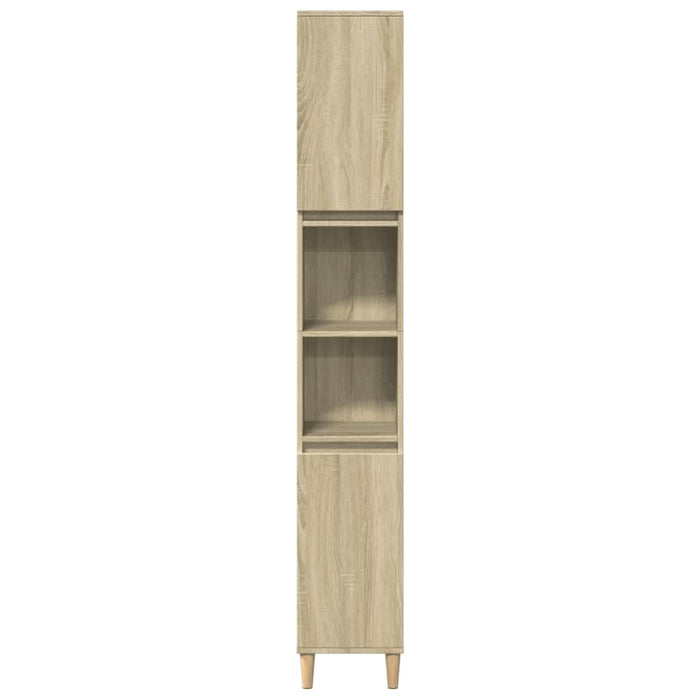 Set mobilier de baie, 3 piese, stejar sonoma, lemn prelucrat - WALTI WALTI